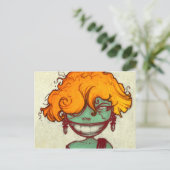 Redhead Postkarte (Stehend Vorderseite)