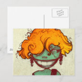 Redhead Postkarte (Vorne/Hinten)