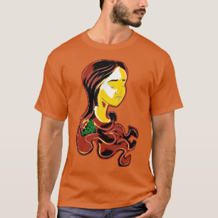 Redhead-Retro-Vintager Rekordstil T-Shirt