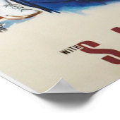 Redhead Stewardess Poster (Ecke)