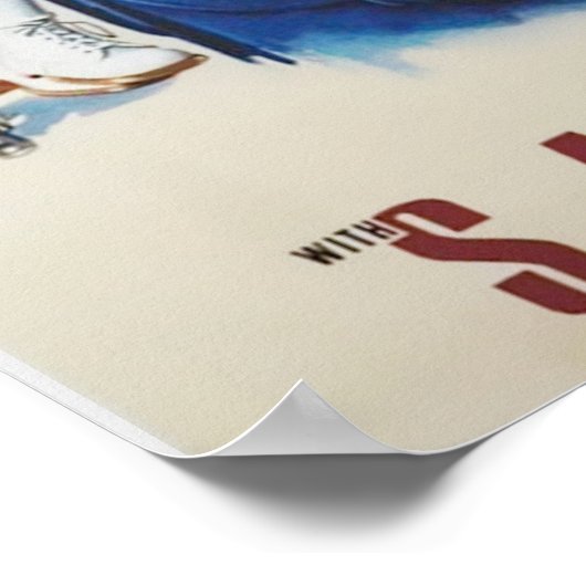 Redhead Stewardess Poster (Ecke)