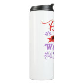 Redhead Warnungen Label Ginger Red Hair Geschenk Thermosbecher (Nach links gedreht)