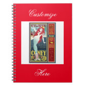 redheaded Coneyinselmeerjungfrau Notizblock (Vorderseite)