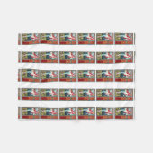 redheaded Coneyinselmeerjungfrauen Fleecedecke (Vorderseite (Horizontal))