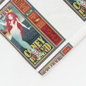 redheaded Coneyinselmeerjungfrauen Fleecedecke (Ecke)