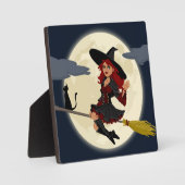 REDHEADED HALLOWEEN WITCH FOTOPLATTE (Vorderseite)