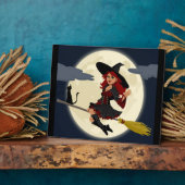 REDHEADED HALLOWEEN WITCH FOTOPLATTE (Seite)