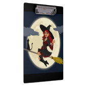 REDHEADED HALLOWEEN WITCH KLEMMBRETT (Rechts)