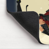 REDHEADED HALLOWEEN WITCH MOUSEPAD (Ecke)