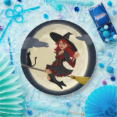 REDHEADED HALLOWEEN WITCH PAPPTELLER (Party)