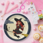 REDHEADED HALLOWEEN WITCH PAPPTELLER (Party)