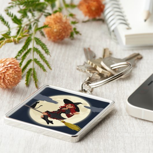 REDHEADED HALLOWEEN WITCH SCHLÜSSELANHÄNGER (Seite)