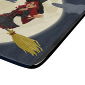 REDHEADED HALLOWEEN WITCH SCHNEIDEBRETT (Ecke)