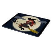 REDHEADED HALLOWEEN WITCH SCHNEIDEBRETT (Ecke)
