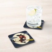 REDHEADED HALLOWEEN WITCH UNTERSETZER (Rechte Seite)