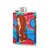 redheaded Meerjungfrauflasche Flachmann (Links)