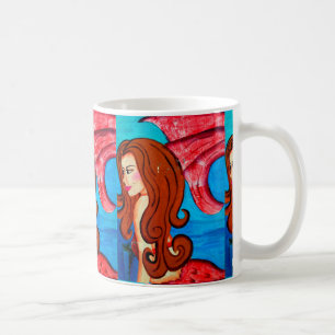 redheaded Meerjungfraukaffee-Tasse Kaffeetasse