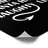 Redheads Are The Reason Santa Has A Naughty List  Poster (Ecke)