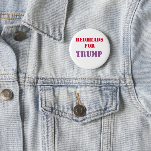 Redheads für TRUMPF Kampagnen-Knopf Button (Beispiel)