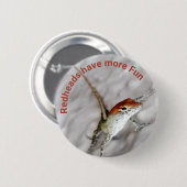 Redheads haben mehr Spaß Lizard Button (Vorne & Hinten)