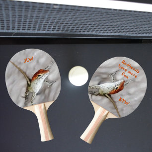 Redheads haben noch mehr Spaß, Anole Lizard Spaß Tischtennis Schläger