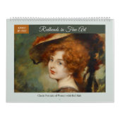Redheads in Fine Art 2026 Kalender (Titelbild)