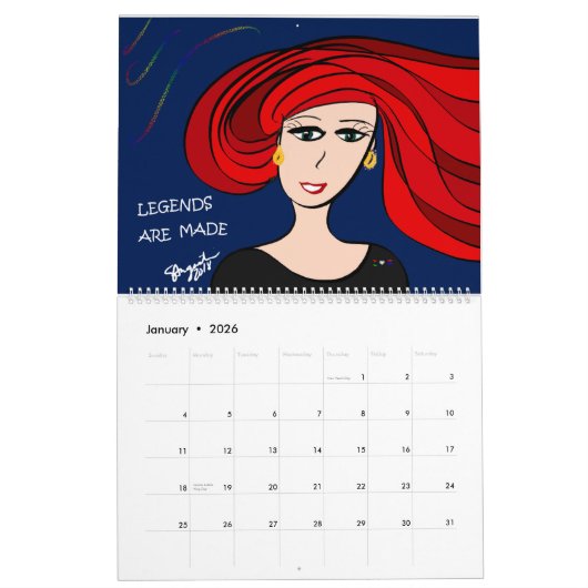 REDHEADS - RECHTSVORSCHRIFTEN WERDEN GESTELLT KALENDER (Jan 2026)