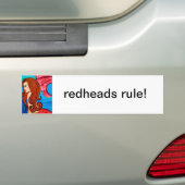 Redheadsregel-Autoaufkleber Autoaufkleber (Auf Auto)
