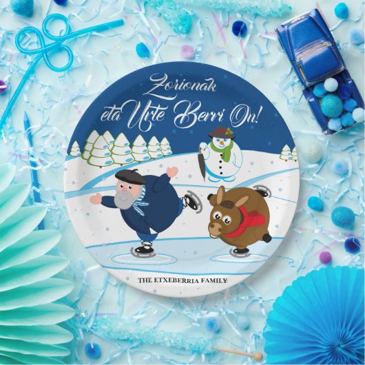 Redigieren Sie, Weihnachten/Navidad, Olentzero Pappteller (Party)