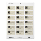 Redings Blackbird-Adressbezeichnungen Adressaufkleber (Vorne)