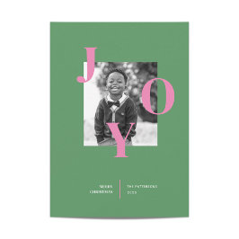 Rediving Joy Holiday Foto Card Feiertagskarte