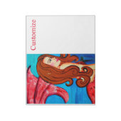 Redkopfmermaid Thunder_Cove Notizblock (Rotiert)