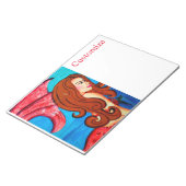 Redkopfmermaid Thunder_Cove Notizblock (angewinkelt)