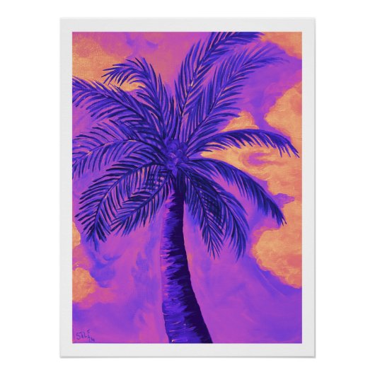 Redland Bay Palm Tree Tropicana Poster (Vorderseite)