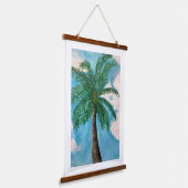 Redland Bay Palm Tree Wandteppich Mit Holzrahmen (Gewinkelt)