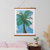 Redland Bay Palm Tree Wandteppich Mit Holzrahmen (Schlafzimmer)