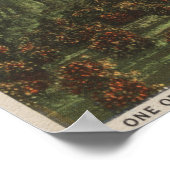 Redlands, CA - Berg- und Obstgarten-Szene Poster (Ecke)