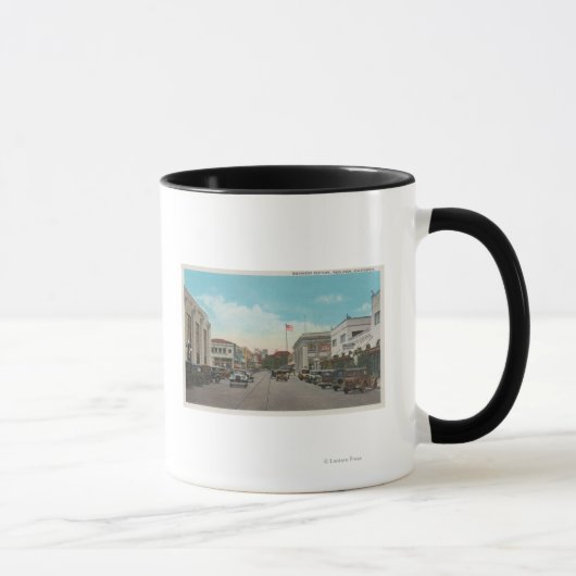 Redlands, CA - Business District Town Centre Vie Tasse (Rechts)