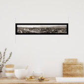 Redlands CA Panorama Foto 1908 Poster (Küche)