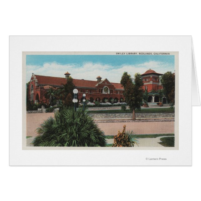 Redlands, CA - View of Smiley Library (Vorderseite (Horizontal))