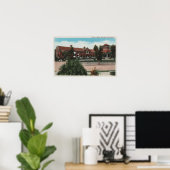 Redlands, CA - View of Smiley Library Poster (Heimbüro)