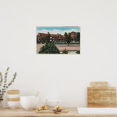 Redlands, CA - View of Smiley Library Poster (Küche)