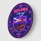 Redlands California Große Wanduhr (Winkel)