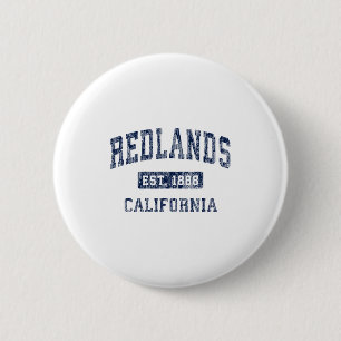 Redlands Kalifornien Ca Vintage Etabliert Premium Button