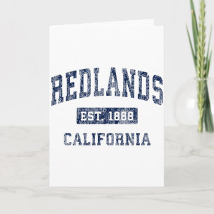 Redlands Kalifornien Ca Vintage Etabliert Premium Karte