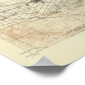 Redlands quadranglind zeigt San Andreas Rift Poster (Ecke)