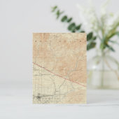 Redlands quadranglind zeigt San Andreas Rift Postkarte (Stehend Vorderseite)