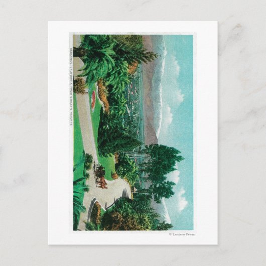 Redlands-Tal und Obstgärten aus Smileys Postkarte (Vorderseite)