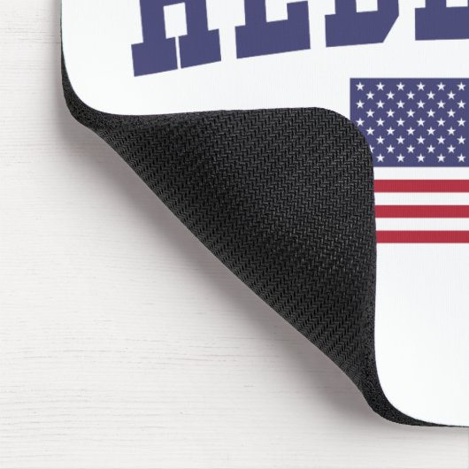 Redlands US-Flagge Mousepad (Ecke)