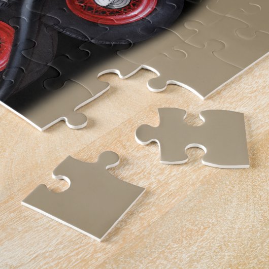 Redline Garagen-silbernes frisiertes Auto Puzzle (Seite)